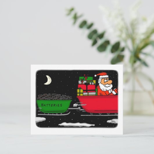 Weihnachtskonzept 10 postkarte (Stehend Vorderseite)