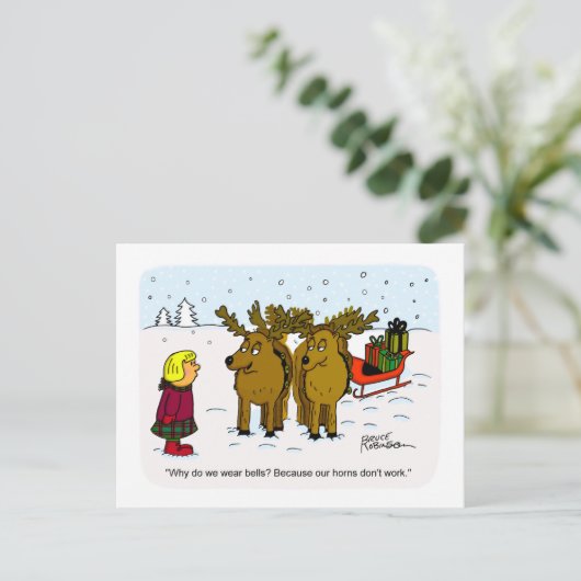 Weihnachtskonzept 12 postkarte (Stehend Vorderseite)