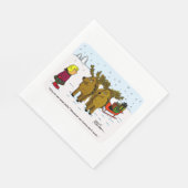 Weihnachtskonzept 12 serviette (Ecke)