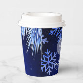 Weihnachtskonzern-Logo-Party Pappbecher (Rechts)