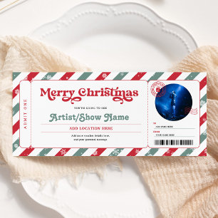 Weihnachtskonzert-Veranstaltungs-Show-Geschenk-Tic Einladung