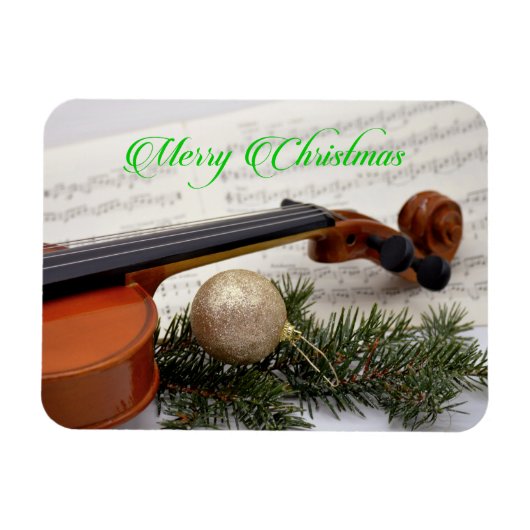 Weihnachtskonzert Violin Magnet (Horizontal)