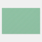 Weihnachtskorgi Hund und Streifen Geschenkpapier Set (Vorderseite 3)