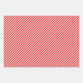 Weihnachtskorgi Hund und Streifen Geschenkpapier Set (Vorderseite 2)