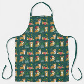 Weihnachtskorgin| Holz aus Holz Schürze (Vorderseite)