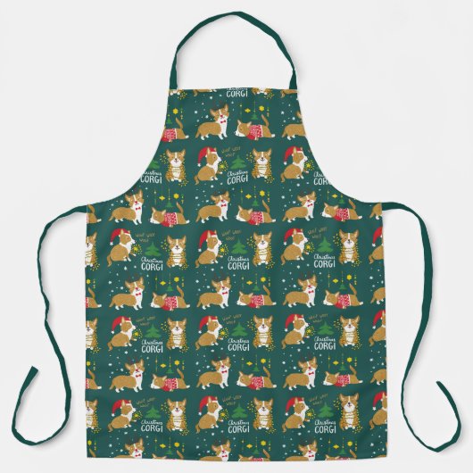 Weihnachtskorgin| Holz aus Holz Schürze (Vorderseite)