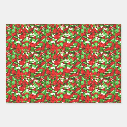 Weihnachtskorn Geschenkpapier Set (Vorderseite)