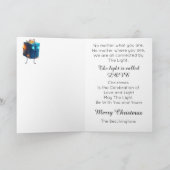 *~* Weihnachtskosmic-Eyes-Shine mit Liebe AP97 Dankeskarte (Innenseite)