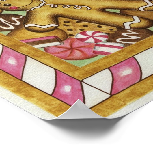 Weihnachtskost Art Print Poster (Ecke)