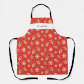 Weihnachtskost Baking Holiday Custom Festive Schürze (Vorderseite)