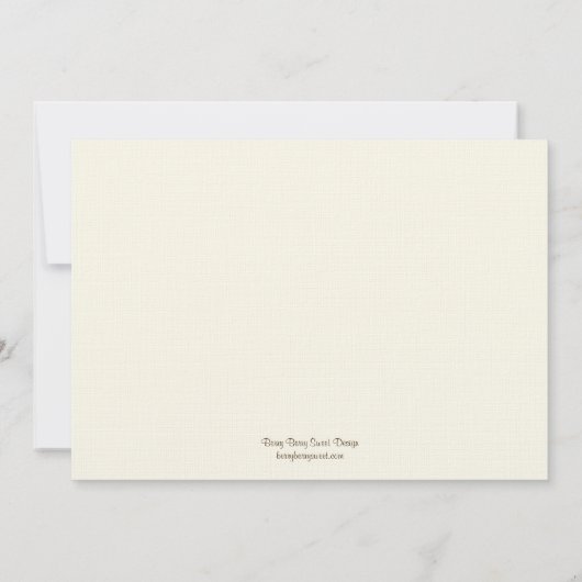 Weihnachtskost Einladungen für Feiertage (Rückseite)