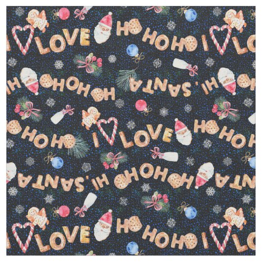 Weihnachtskost Feiertag Stoff (Nahaufnahme)