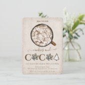 Weihnachtskost und Kakaofeier Einladung (Stehend Vorderseite)