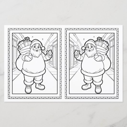 Weihnachtskostblatt für Kinder (Vorderseite)