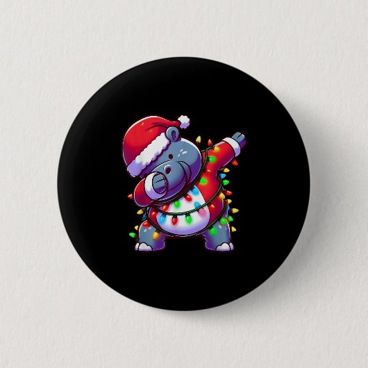 Weihnachtskostüm Dabbing Angesagten WeihnachtsLICH Button (Vorderseite)