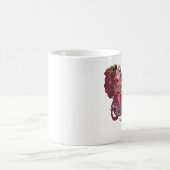 Weihnachtskostüm für Biker Einladung Kaffeetasse (Mittel)