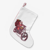 Weihnachtskostüm für Biker Einladung Kleiner Weihnachtsstrumpf (Vorderansicht (hängend))