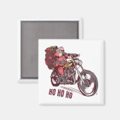 Weihnachtskostüm für Biker Einladung Magnet (Vorderseite/Rückseite)