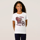 Weihnachtskostüm für Biker Einladung T-Shirt (Vorne ganz)