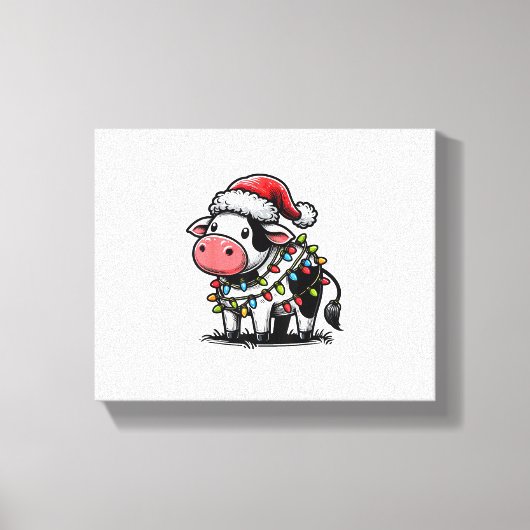 Weihnachtskostüm für Kinder Leinwanddruck (Vorderseite)