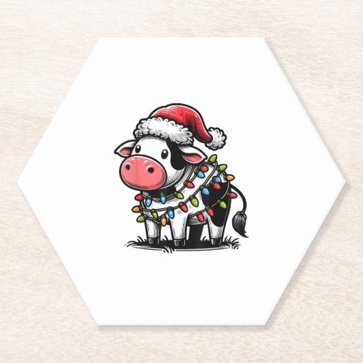 Weihnachtskostüm für Kinder Untersetzer (Vorderseite)