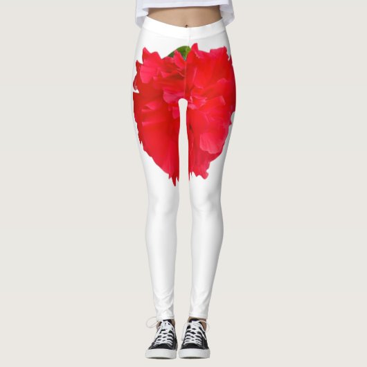 Weihnachtskostüm Glitzer Weihnachten Leggings (Vorderseite)