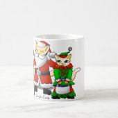 Weihnachtskostüme Einkäufe Familienkatzen Kaffeetasse (Mittel)