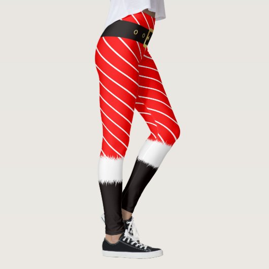 Weihnachtskostüme Rote Leggings (Rechts)