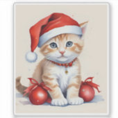 Weihnachtskostüme - Weihnachtsmuscheln Aufkleber (Vorderseite)