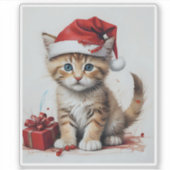 Weihnachtskostüme - Weihnachtsmuscheln Aufkleber (Vorderseite)