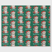 Weihnachtskostüme - Weihnachtsmuscheln Geschenkpapier (Flach)