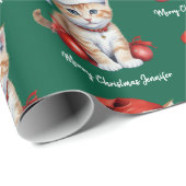 Weihnachtskostüme - Weihnachtsmuscheln Geschenkpapier (Rolleneckpunkt)