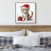 Weihnachtskostüme - Weihnachtsmuscheln Leinwanddruck (Insitu (Schlafzimmer))