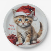 Weihnachtskostüme - Weihnachtsmuscheln Pappteller (Vorderseite)