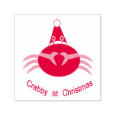 Weihnachtskrabbe-Briefmarke Permastempel (Design)