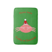 Weihnachtskrabbe Custom Bath Mat Badematte (Vorderseite Vertikal)