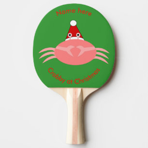 Weihnachtskrabbe Custom Ping Pong Paddle Tischtennis Schläger