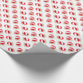 Weihnachtskrabbe Geschenkpapier (Ecke)