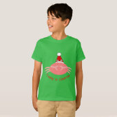 Weihnachtskrabbe Kinder T Shirt (Vorne ganz)