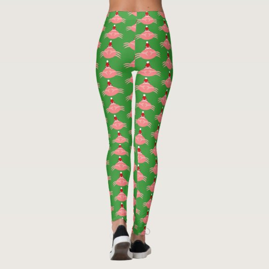 Weihnachtskrabbe-Leggings Leggings (Rückseite)