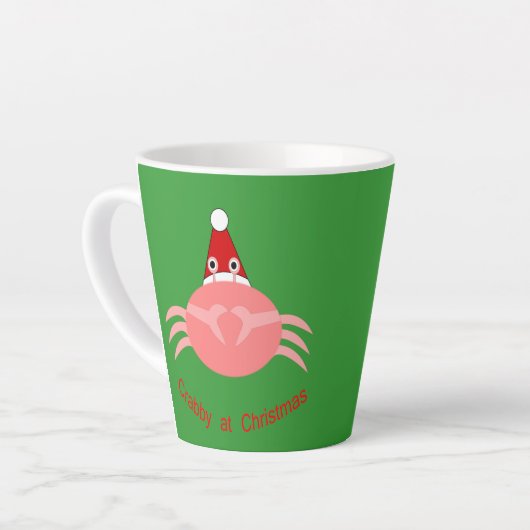 Weihnachtskrabbe Milchtasse (Linke Ecke)