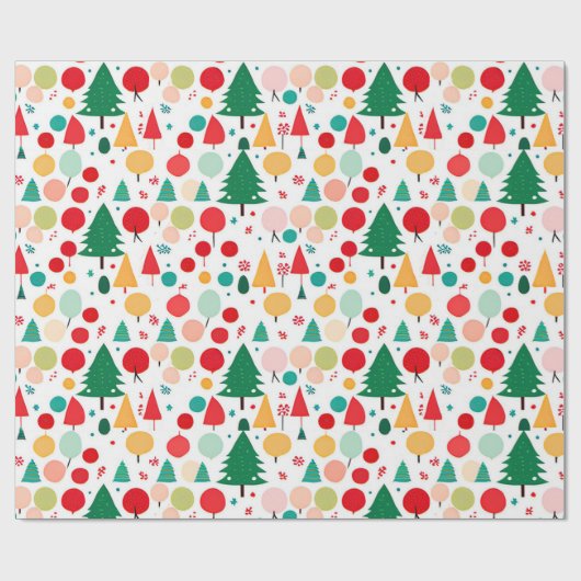 Weihnachtskraft Geschenkpapier (Flach)