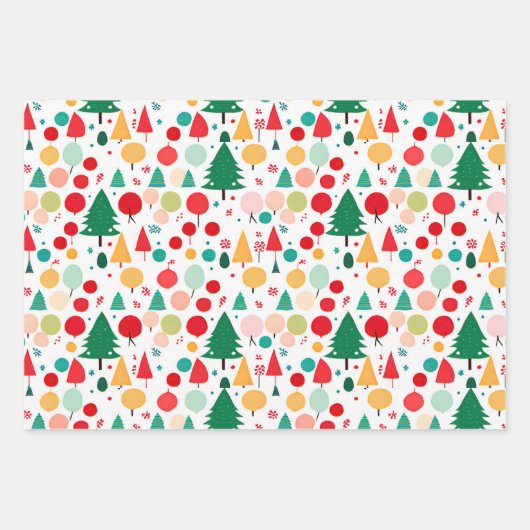 Weihnachtskraft Geschenkpapier Set (Vorderseite 2)