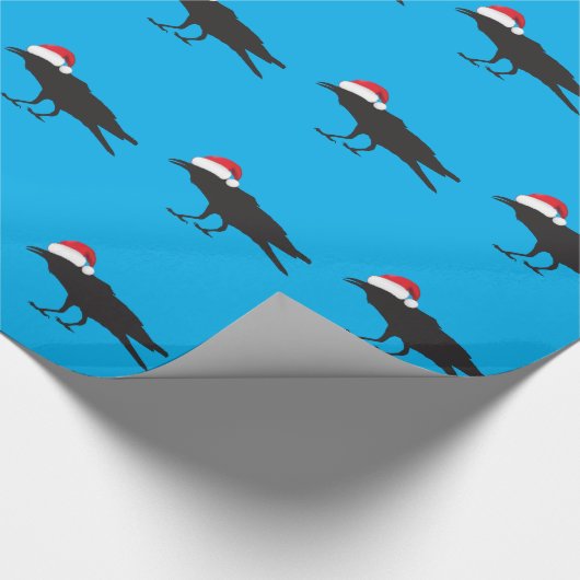 Weihnachtskrähen-Packpapier Geschenkpapier (Ecke)