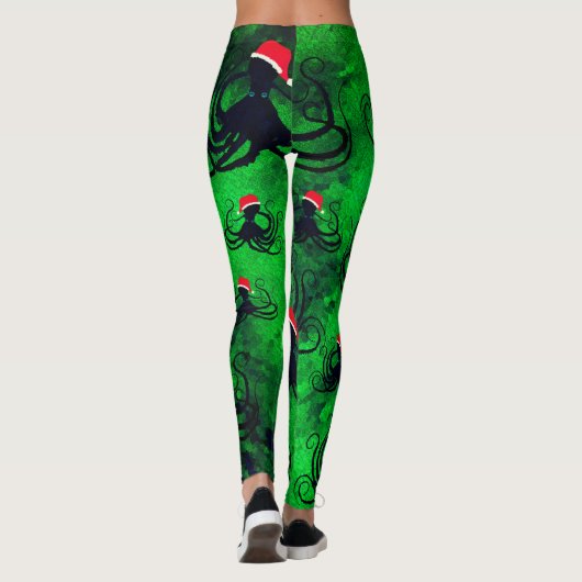 Weihnachtskrake - Leggings (Rückseite)