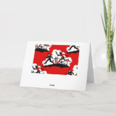 Weihnachtskrampf Feiertagskarte (Rückseite)