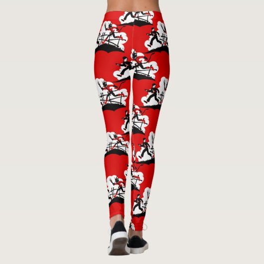 Weihnachtskrampf Leggings (Rückseite)