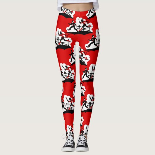 Weihnachtskrampf Leggings (Vorderseite)