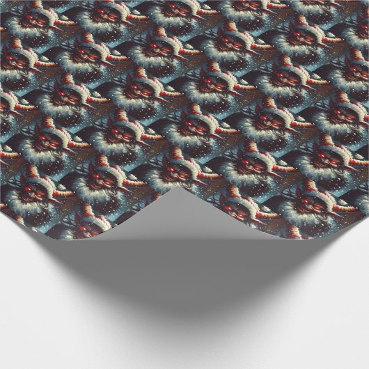 Weihnachtskrampus 1 geschenkpapier (Ecke)