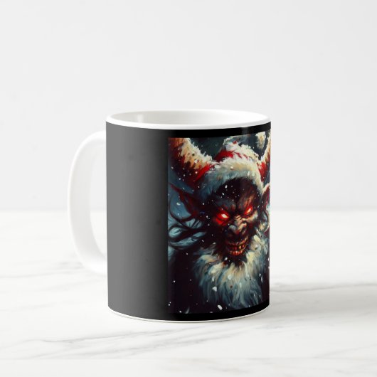 Weihnachtskrampus 1 kaffeetasse (Vorderseite Links)